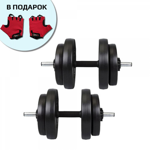 Купити Гантель  Fit-On 2 x 16 кг набірні 2010-0006 у Києві - фото №1